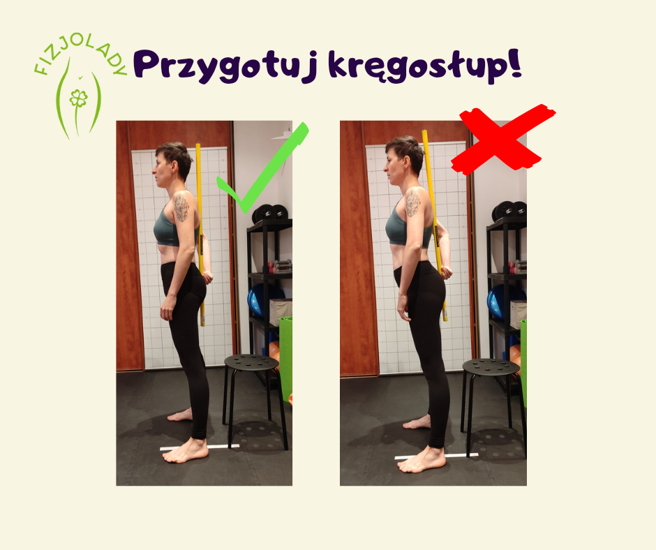 Prawidłowe ustawienie kręgosłupa